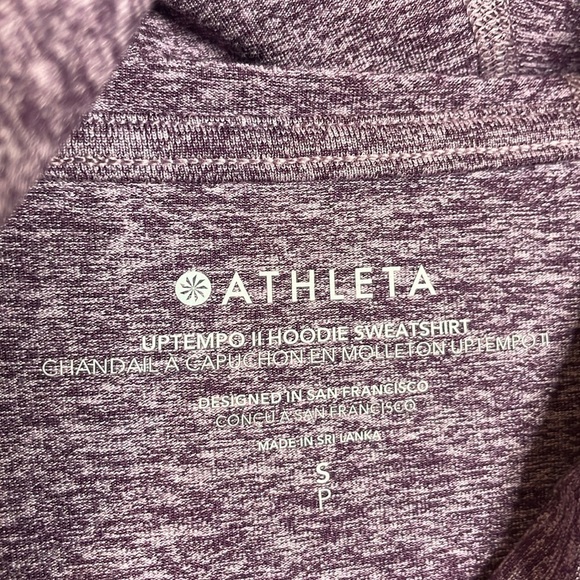 SOLD Athleta | Uptempo II Hoodie Sweatshirt Size Small - Picture 5 of 7
